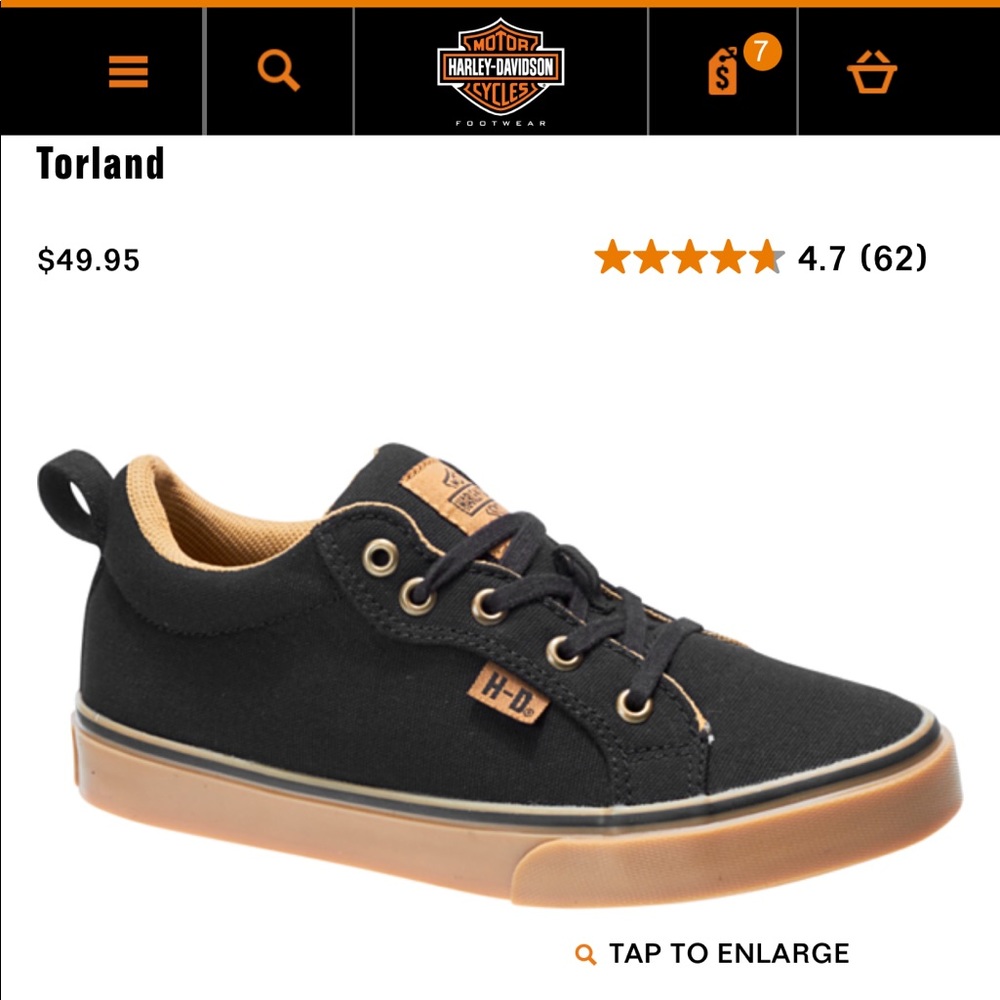 NWOT Harley Davidson Sneakers 💙💙